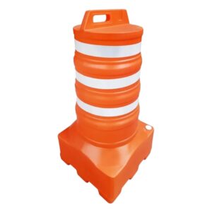 Cone Barril Balizador Base Quadrada 110X55 Laranja
