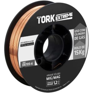 Super Tork AS12ER70S61215 — Arame MIG Solido 1,2 MM - 15KG - ER70S-6