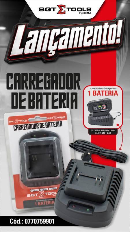 Carregador de Bateria - BLACK Series