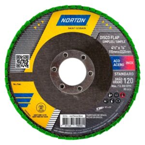 Disco Flap Fibra R244 115X22.23MM - P00120