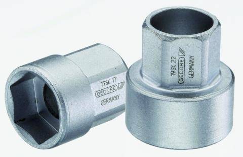19SK-13 Soquete Sextavado Adaptador Curto