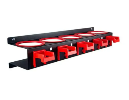Suporte para Pulverizadores - 5 Furos + 5 Ganchos