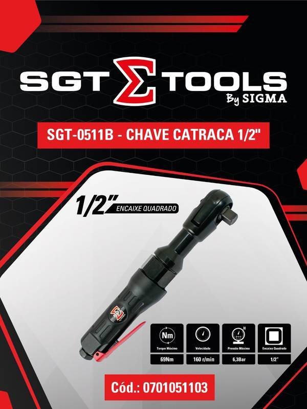 SGT-0511B - Chave Catraca 1/2"