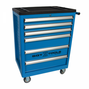 Carrinho de Ferramentas 6 Gavetas Azul