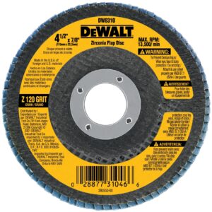 DEWALT DW8310-BR — Disco Flap Fibra Con 4 1/2" X 7/8" Z 120