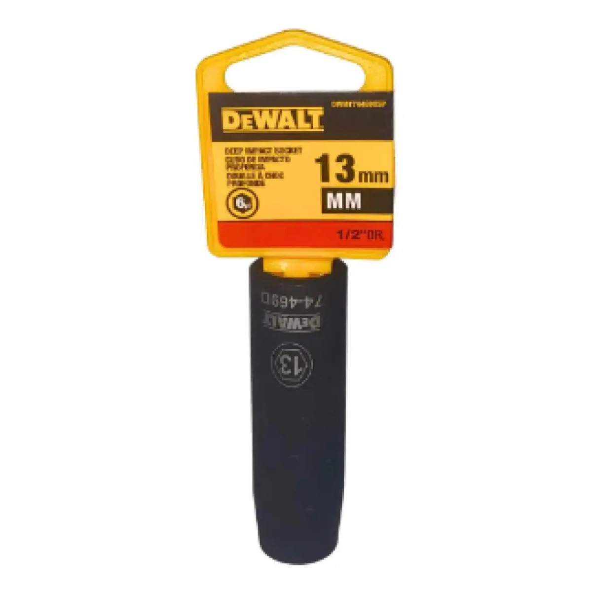 DEWALT DWMT74469OSP — Soquete de Impacto 1/2" Longo 13MM