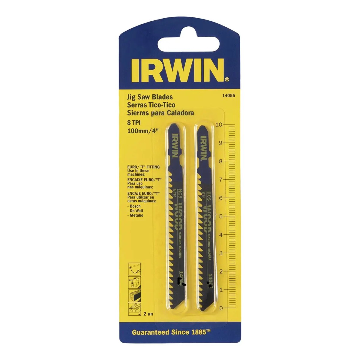 IRWIN IW14053 — Tico-Tico Mad IRWIN - 75MM 12D 2PC - Encaixe T