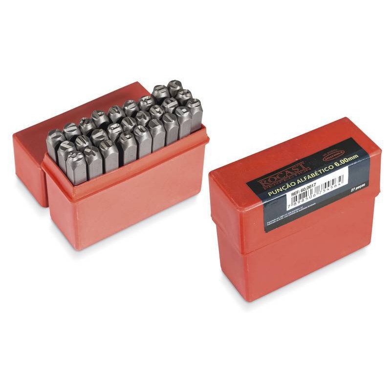 Punção Alfabético 2.00 MM 27 PCS