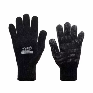Luva Tricotada Pigmentada Preta U - (Cotton)