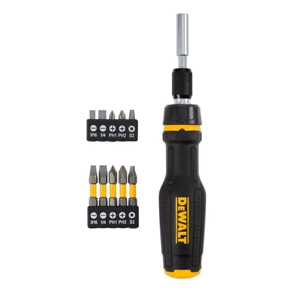 DEWALT DWHT68001 — Chave Catraca Multi-Bit C/ 10PCS