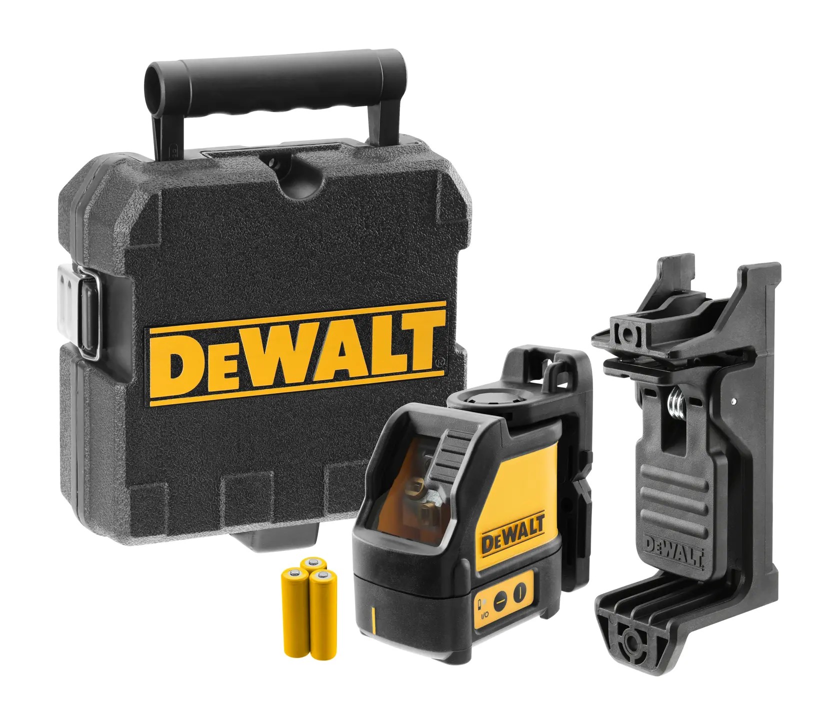 DEWALT DW088K — Nivel Laser Vermelho 2 Linhas 3 Pilhas AA 15M