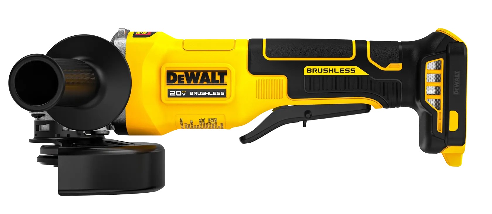 DEWALT DCG408B-B2 — Esmerilhadeira Angular 4-1/2” (115MM) 20V Brusheless, sem Bateria e sem Carregador