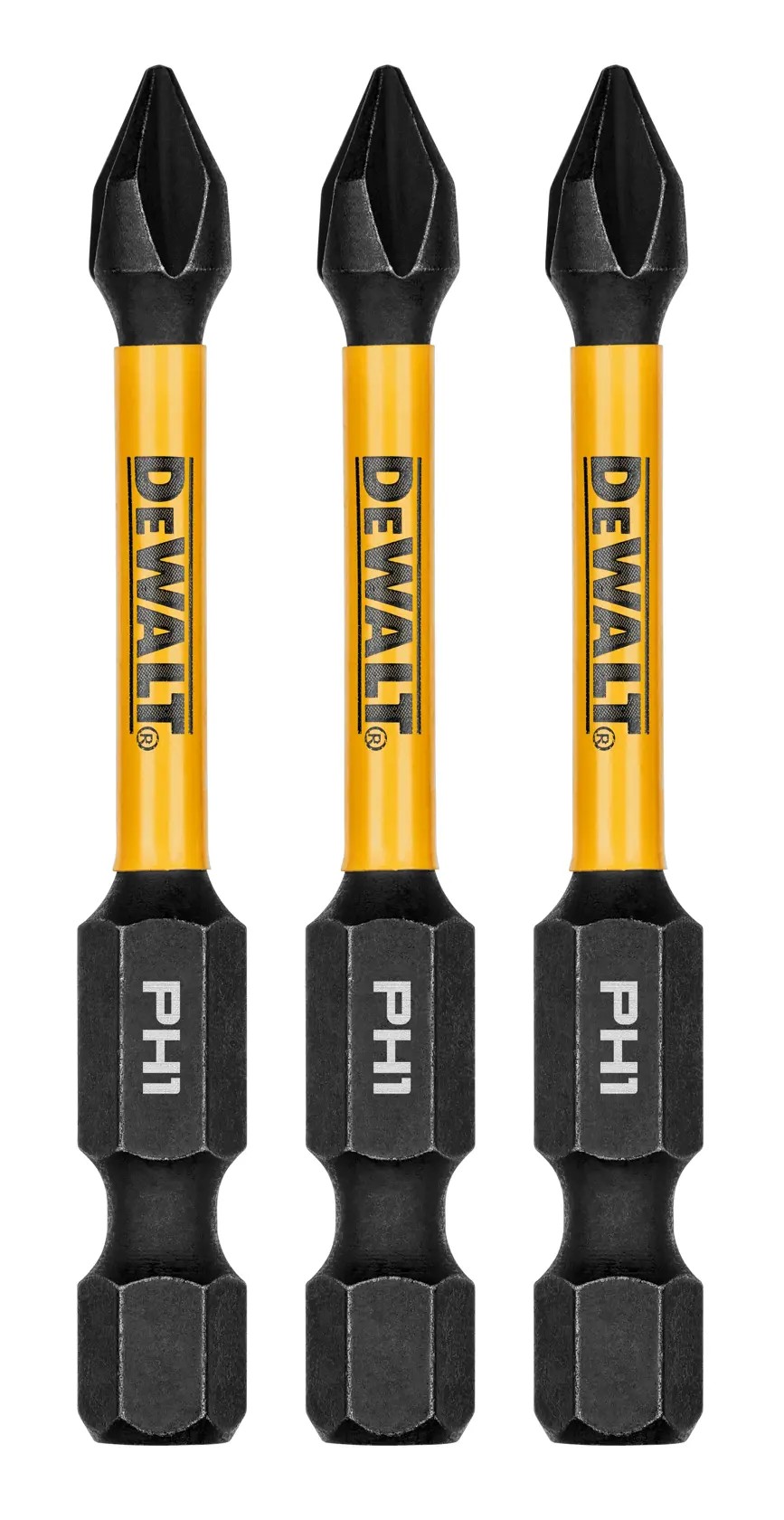 DEWALT DWAF2PH1IR3 — Ponta PH#1 Flextorq 2-1/4" - 3 PC