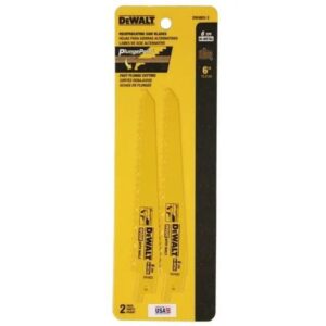 DEWALT DW4802-2Z — Lâmina Serra Sabre - 6" - 6DPP - Madeira - 2 PCS