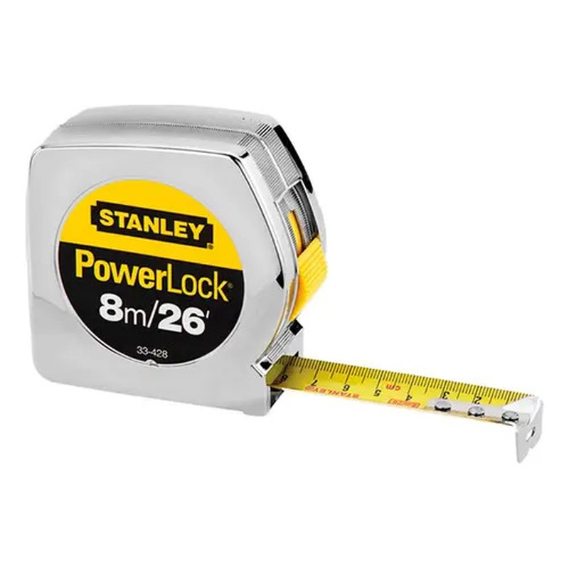 STANLEY 33-428S — Trena 8M Powerlock STANLEY - Novo