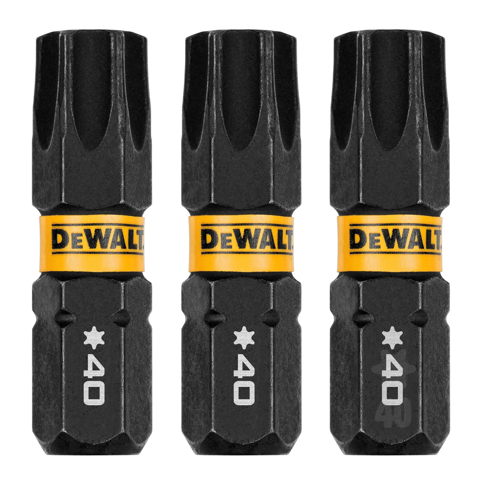 DEWALT DWAF1TX40IR3 — Ponta Torx T40 Flextorq 1" - 3PC