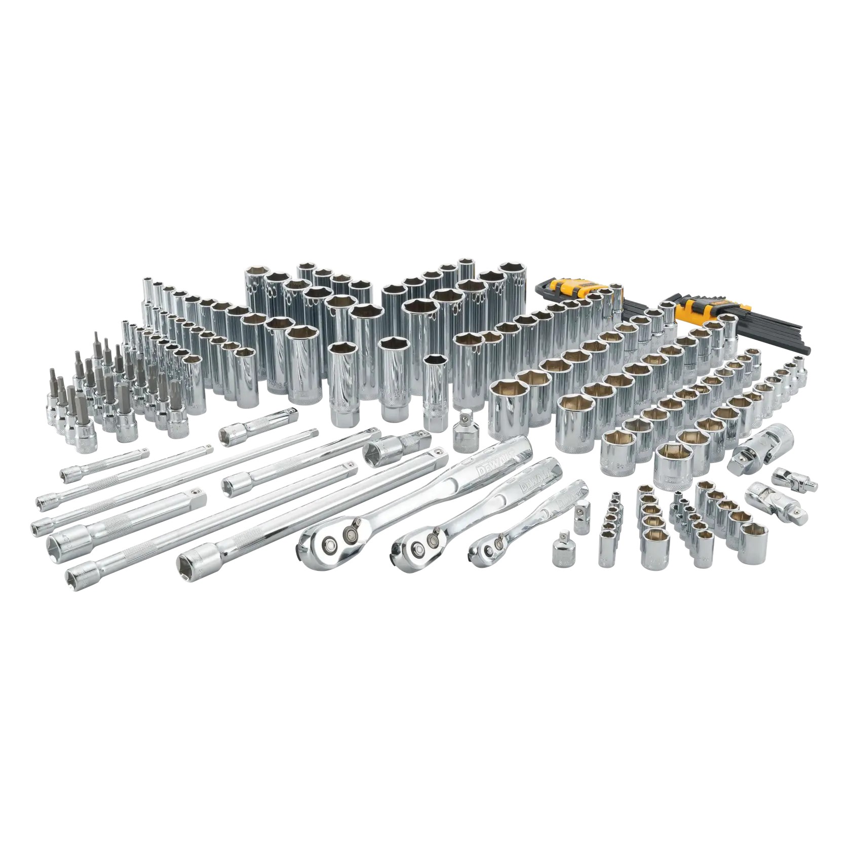 DEWALT DWMT75049 — Jogo Ferramentas Mecanicas MM e POL 192PCS