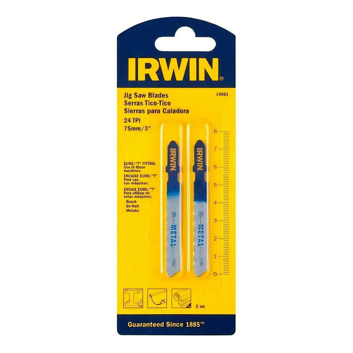 IRWIN IW14061 — Tico-Tico Met IRWIN - 75MM 24D 2PC - Encaixe T