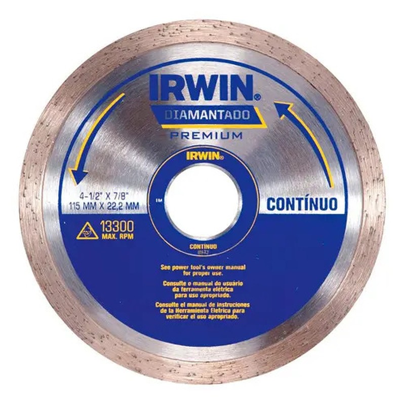 IRWIN IW8943 — Disco Diam Liso IRWIN Prem 115MM X 22.22MM