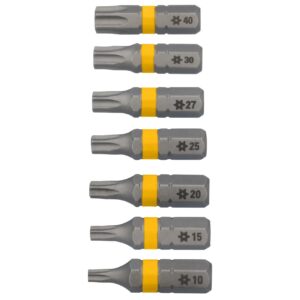 DEWALT DWAF1TS-7H — Jogo Torx 7 Peças Maxfit Ultra - 1" - Cartela