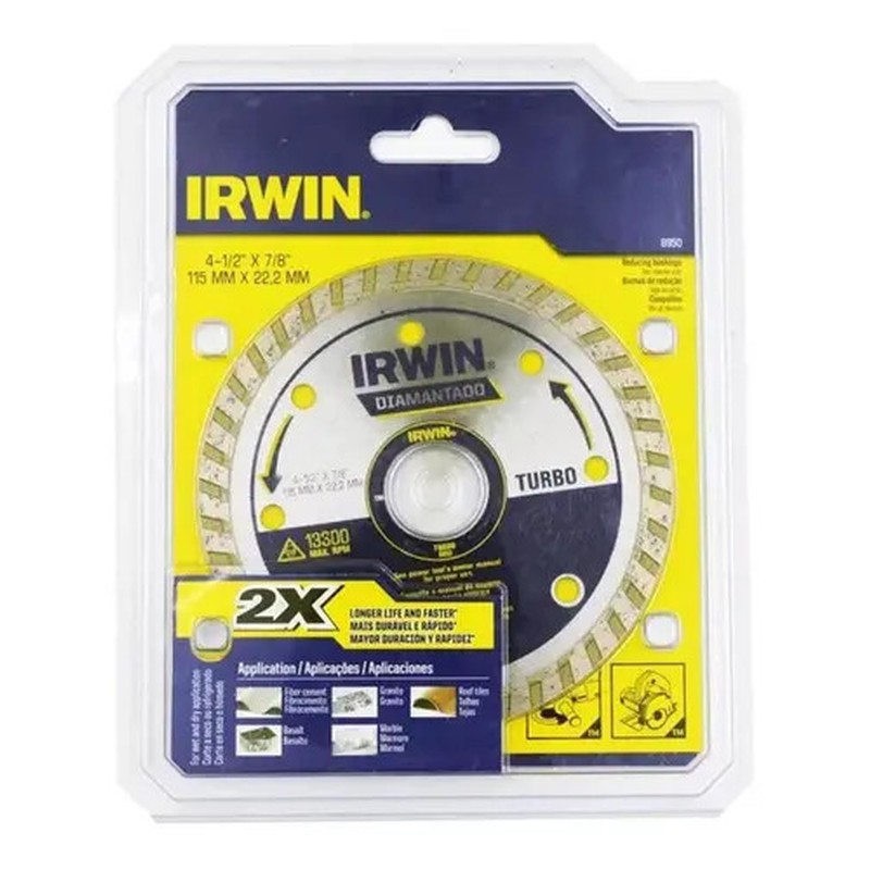 IRWIN IW8950 — Disco Diam Turb IRWIN Prem 115MM X 22.22MM