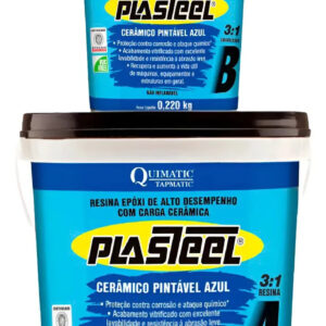 Plasteel Ceramico Pintavel 3:1 (Azul)
