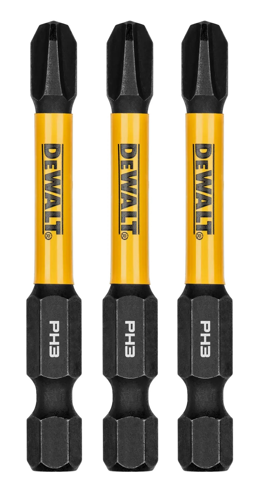DEWALT DWAF2PH3IR3 — Ponta PH#3 Flextorq 2-1/4" - 3 PC