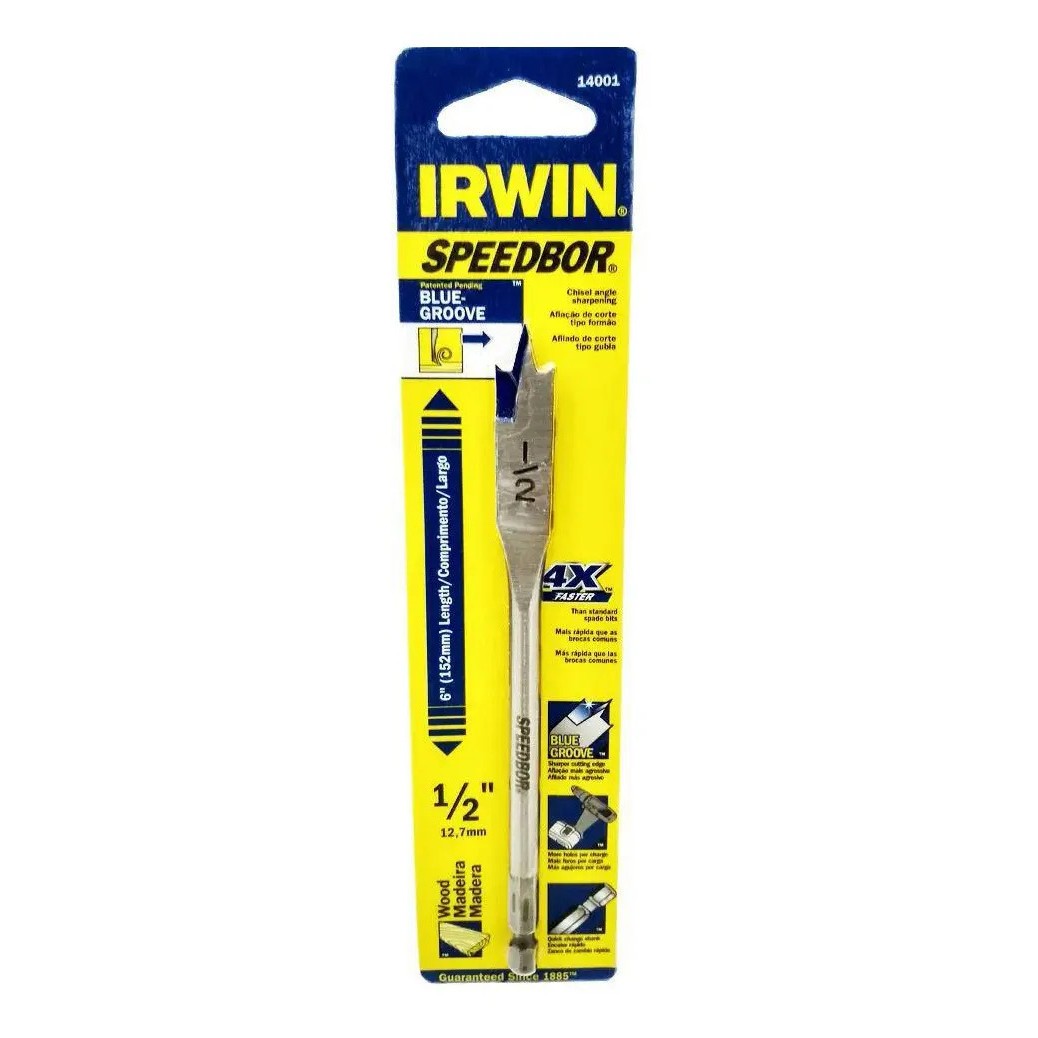 IRWIN IW14001 — BR CH P/Mad IRWIN Spdb 150MM 6" X 1/2"AS UN