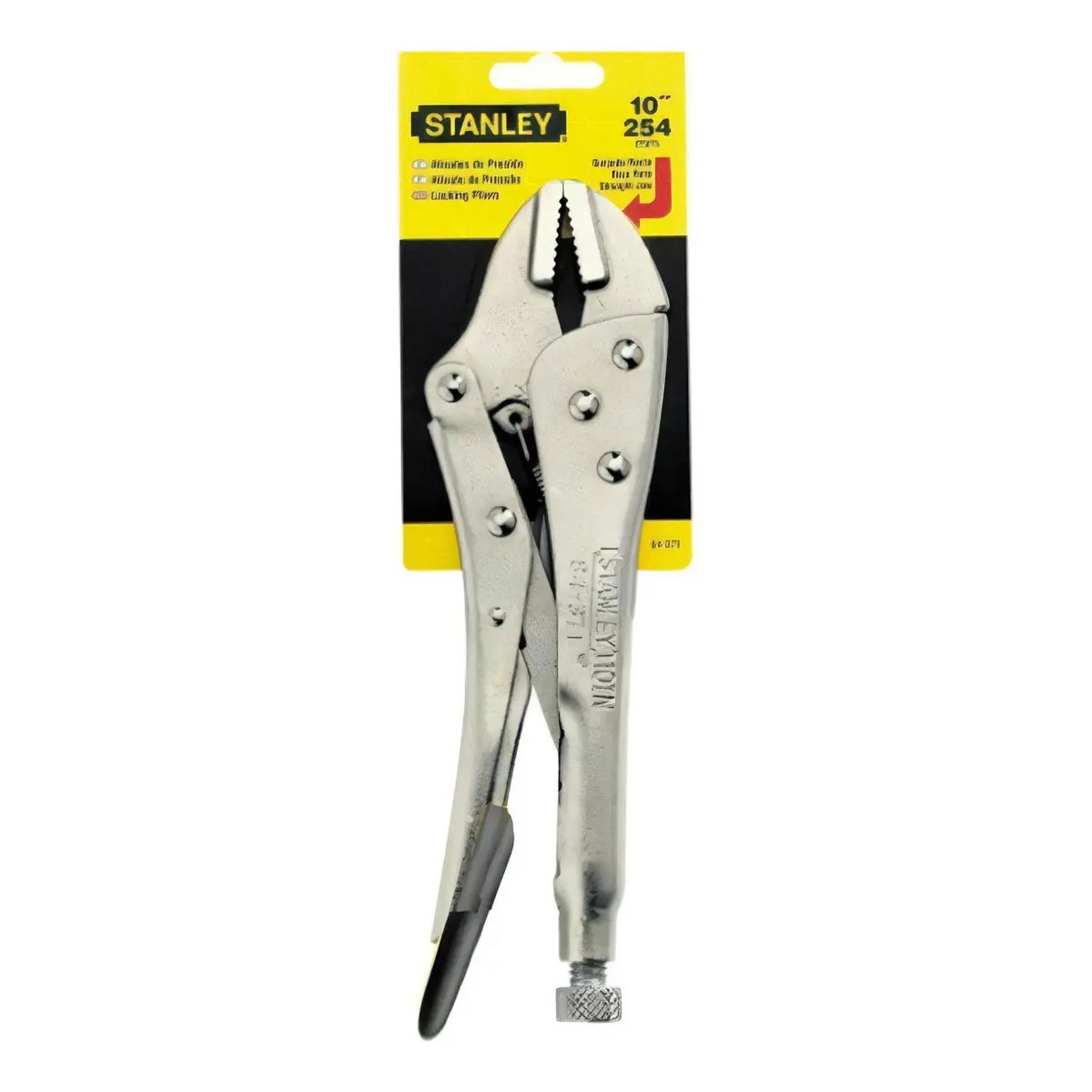 STANLEY 10" Alicate Pressao Mordente Reto