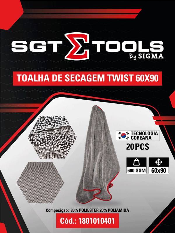 Toalha de Secagem Twist 60X90