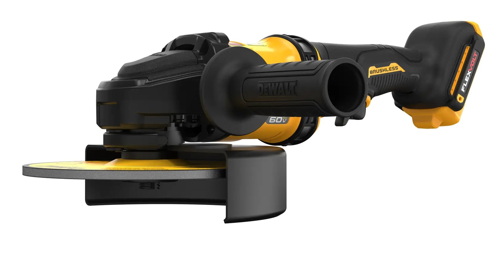 DEWALT DCG440B-B2 — Esmerilhadeira Angular 7" (180MM) 60V Max* Flexvolt LI-Ion Brushless sem Bateria e Carregador