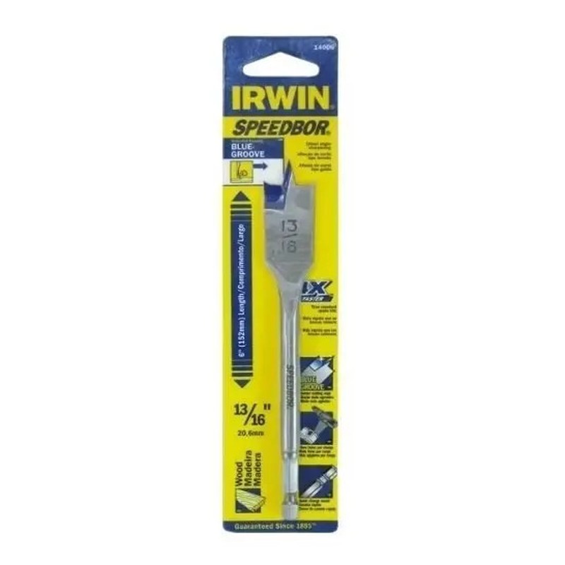 IRWIN IW14006 — BR CH P/Mad IRWIN Spdb 150MM 6" X 13/16"AS UN