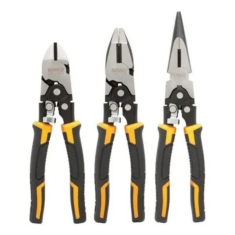 DEWALT DWHT70485 — Jogo de Alicates Ação Composta 3PCS