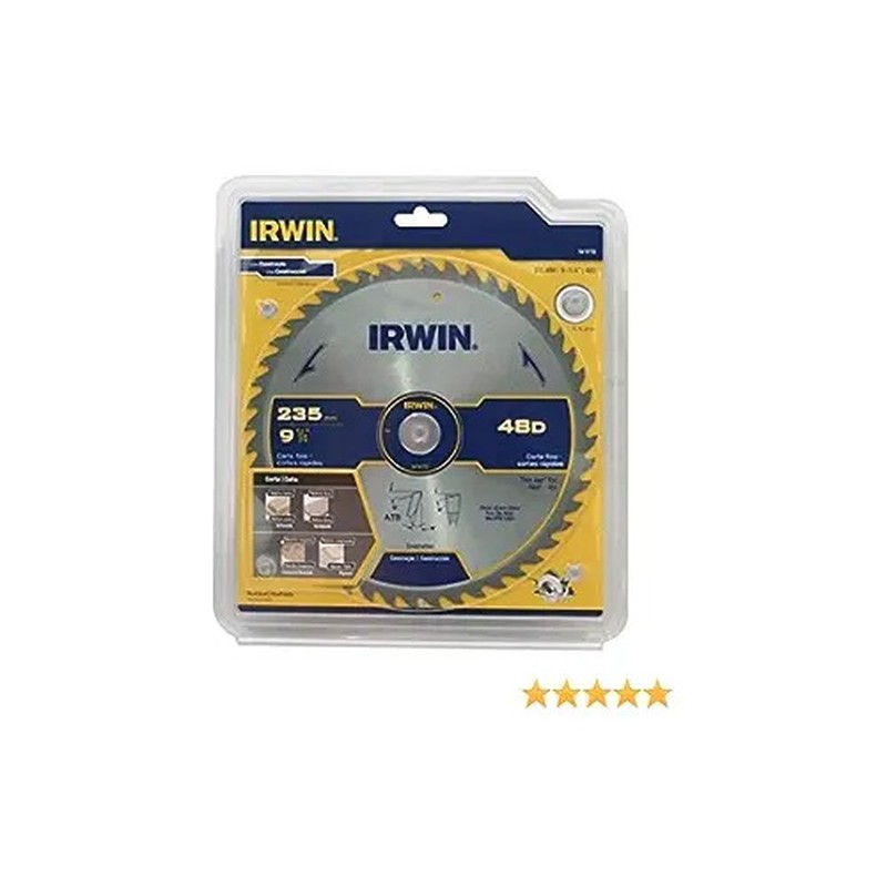 IRWIN IW14113 — Serra Cir-Cortes Rápidos 235MM X 48D X 25MM