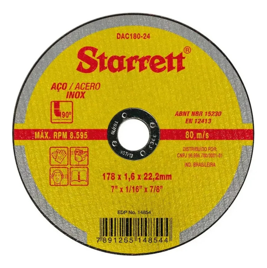 Disco Corte - 178X1.6X22.2MM