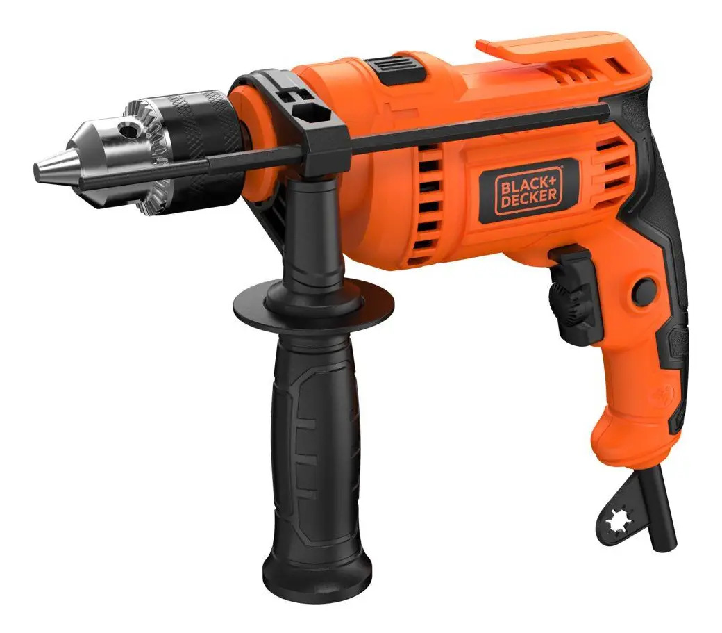 Black+decker BED713650-BR — Furadeira de Impacto 1/2" (13MM) 650W com Velocidade Variável e Reversível 127V