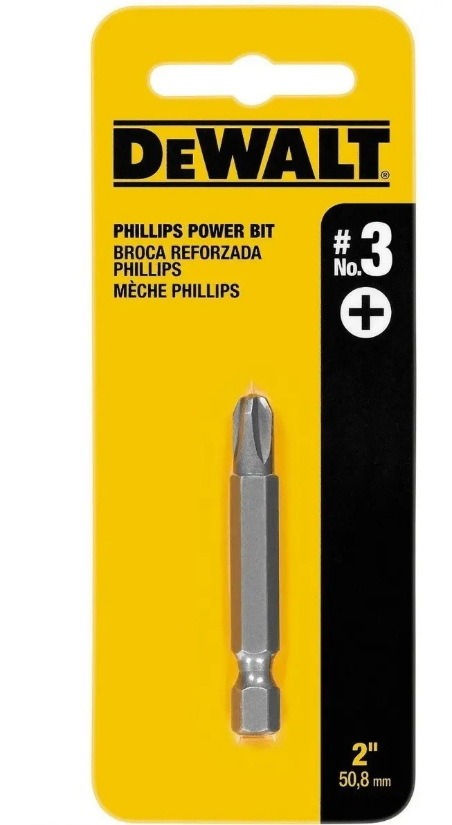 DEWALT DW2023Z — Ponta 2" Phillips # 3 - Cartela com 1 Unidade
