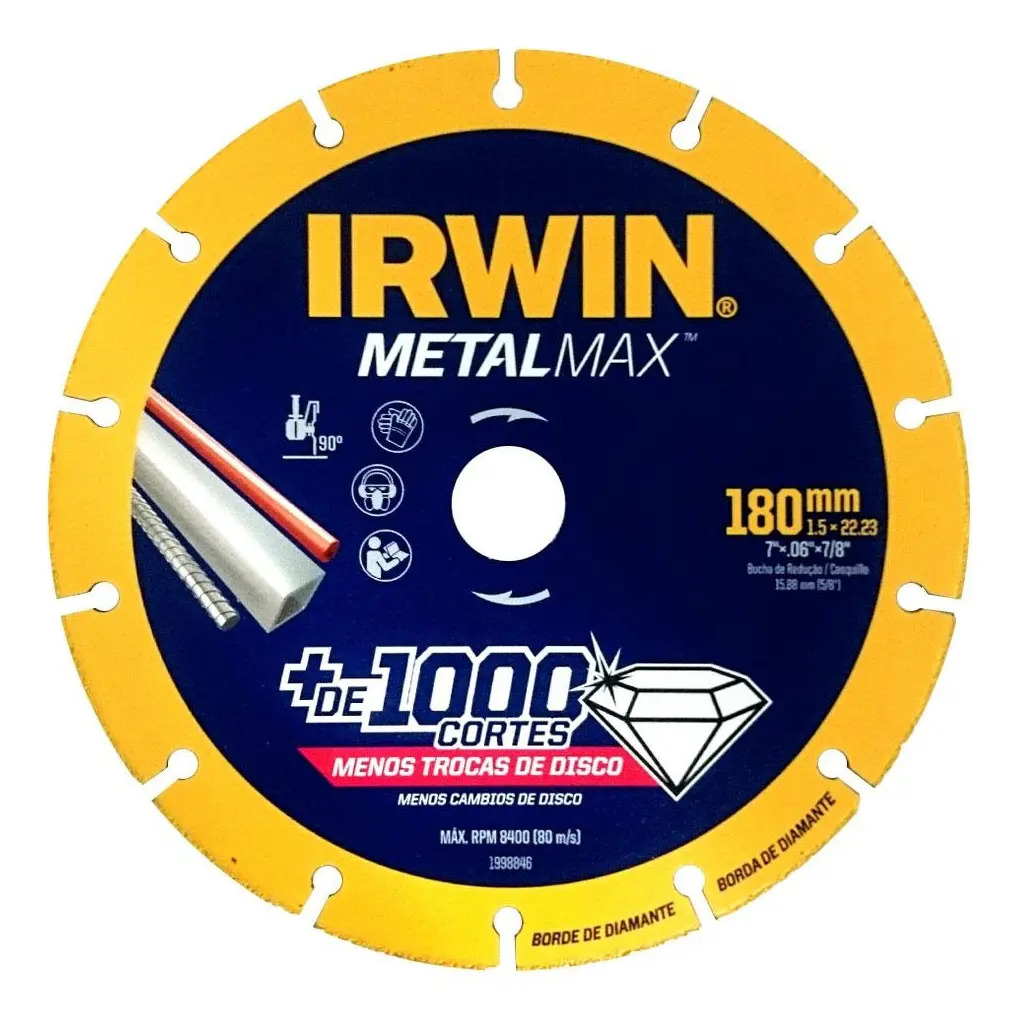 IRWIN Diam Corte Metalmax AG/CS 7" X 7/8"