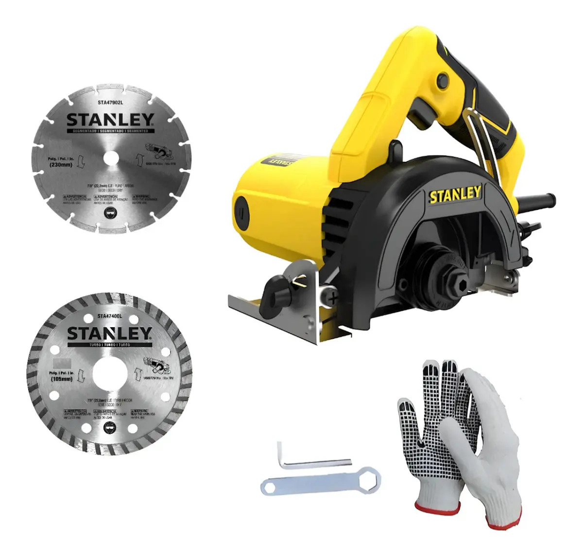 STANLEY SPT116A-BR — Serra Marmore 125MM 1.350W C/ 2 Discos - 127V
