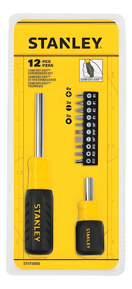 STANLEY STHT60085-LA — Chave Fenda 12 PCS