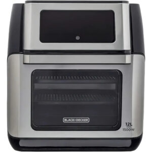 Black+decker AFO12G-B2 — Gourmand Gris, Airfryer e Forno 5X1, 12L, Digital 10 Funções Programadas, 220V