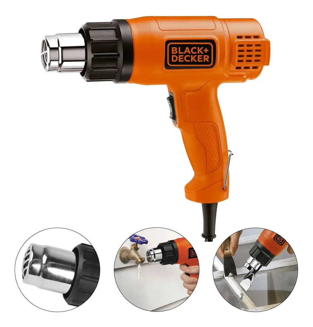 Black+decker HG1500-B2 — Soprador Térmico 1.500W - 220V