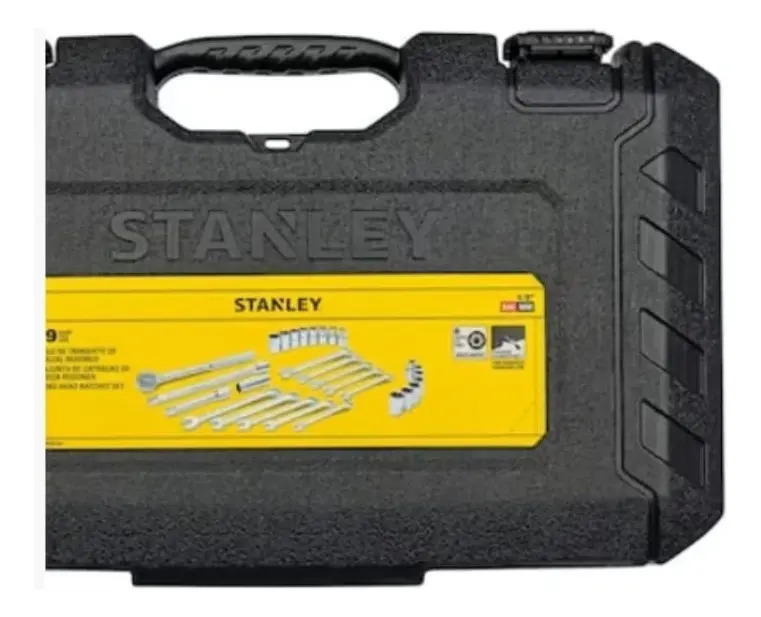 STANLEY STMT45509-LA — Jogo de Soquetes Estriados POL 1/2" 26 PCS