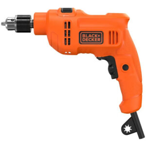 Black+decker BED710550K-BR — Furadeira de Impacto 3/8" (10MM) 550W com Velocidade Variável C/ 3 Brocas e Maleta 127V