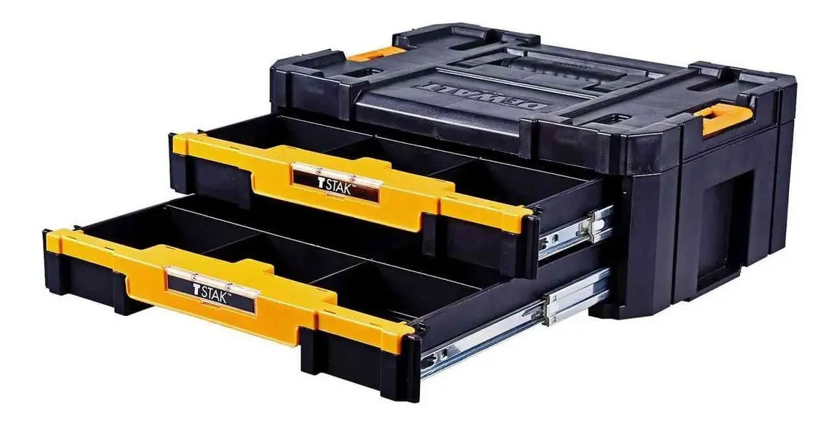 DEWALT DWST17804 — ORGANIZADOR TSTAK Nº 4 COM FECHO METÁLICO DEWALT 16.5"