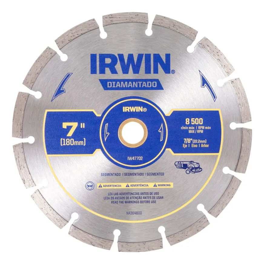 IRWIN IW47702 — Disco Diamantado Segmentado 7" X 7/8"