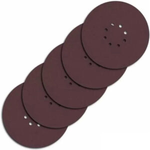 STANLEY STA0180WS — Disco Lixa Lixadeira Parede Grão 180 Pacote com 5 Lixas - 235MM - 8 Furos