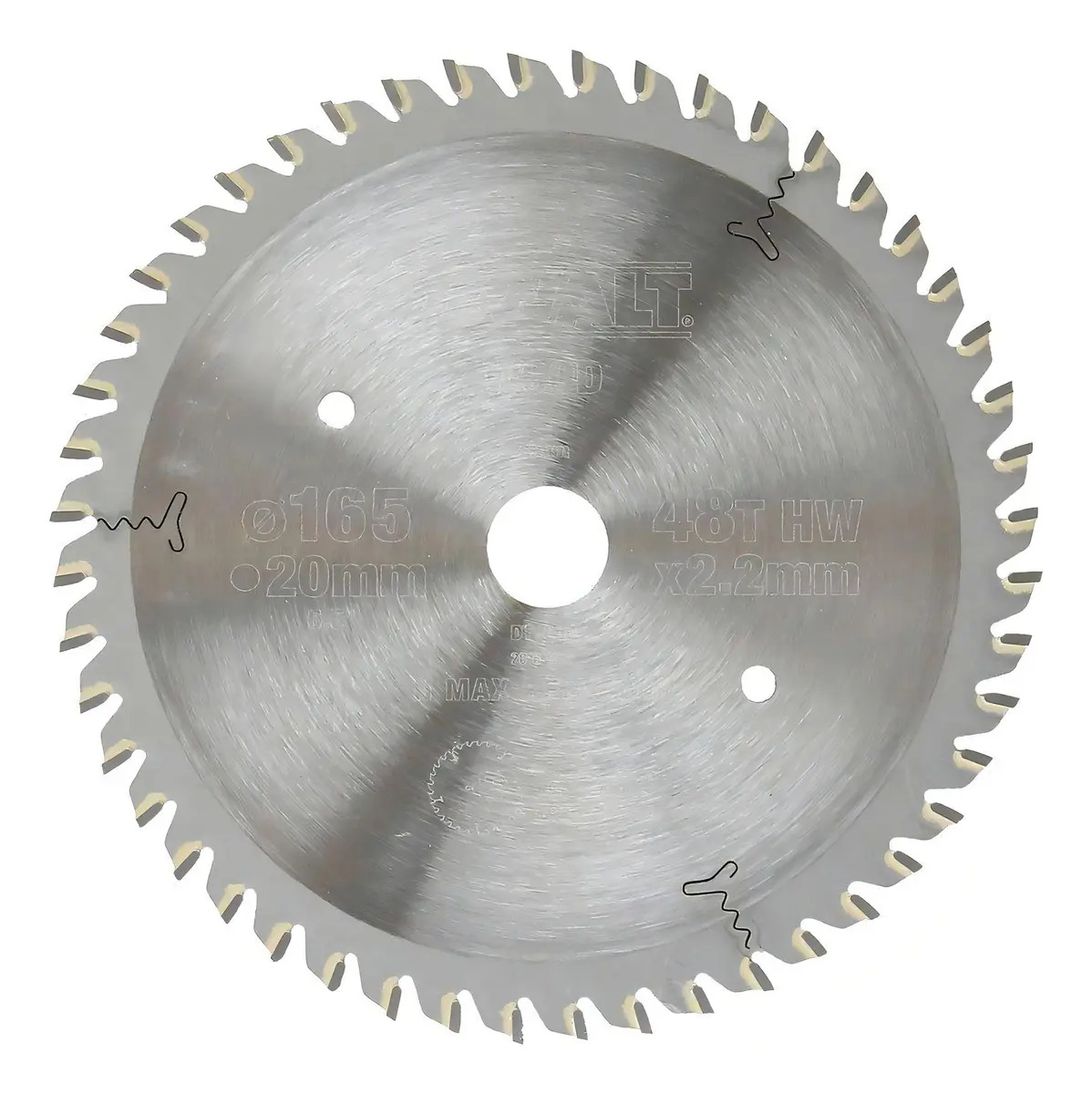DEWALT DT1090-QZ — Lâmina Serra Circular - Extreme - 6 1/2" - 48D CORTE Transversal em Madeiras