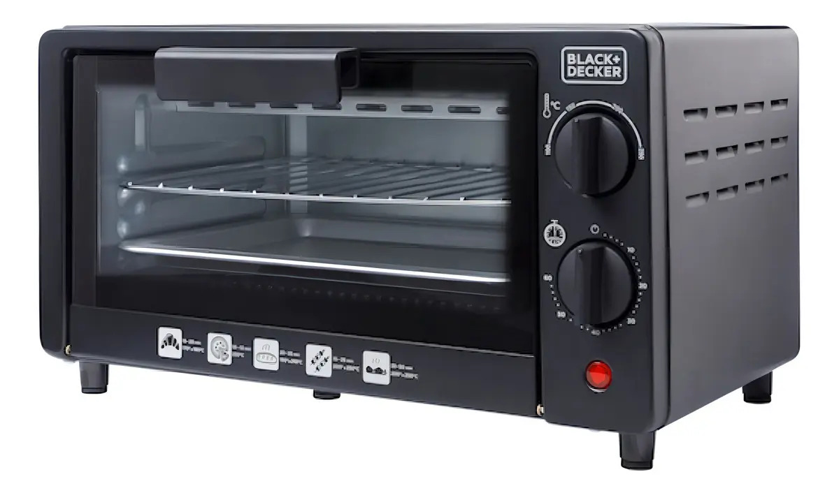 Black+decker FT9N-BR — Forno Elétrico, Capac 9 Litros, Assa, Tosta, Grelha, 127V