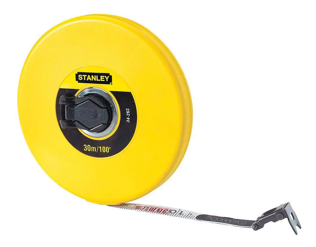 STANLEY 34-262S — 30M Trena Longa Fita Fibr.vidro Est.fech